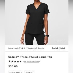 Figs set scrub top and bottom